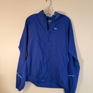 Outdoor Research women’s Boost running Jacket Blue Large